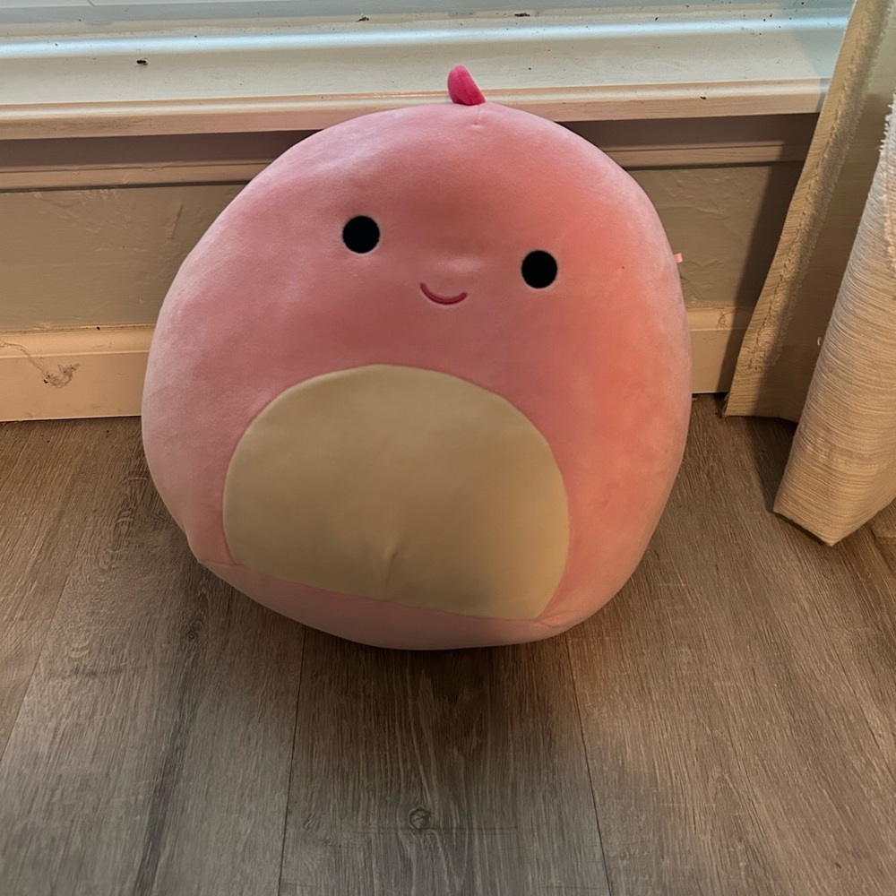 pink dinosaur squish mallow